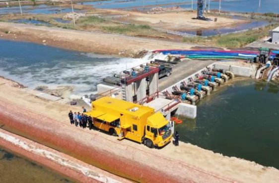Дренажный насос для засыпки морской воды